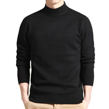 Mens Mock Neck Pullover Stylishoe