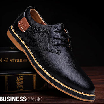 Mens Leather Brogue Oxford Shoes Stylishoe