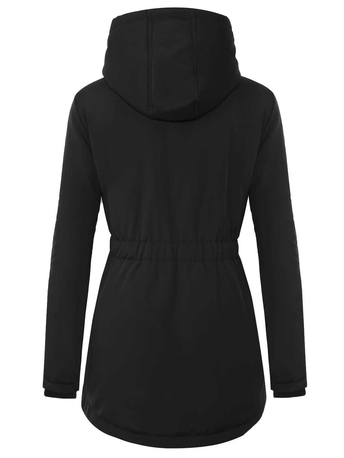 Solid Hooded Puffer Jacket for Women Stylishoe